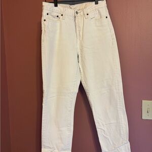 Levi's Women's Straight Leg Jeans - White